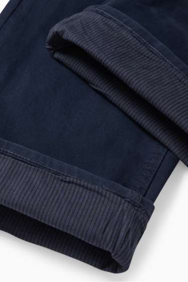 Bărbați - Pantaloni termoizolanți - regular fit - albastru închis