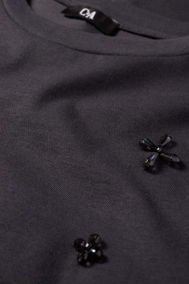 Femei - Tricou - regular fit - gri închis