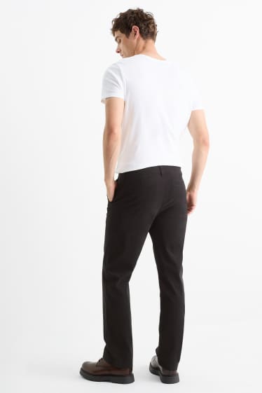 Bărbați - Chino - regular fit - negru