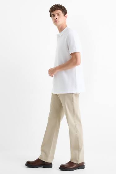 Bărbați - Pantaloni - regular fit - bej