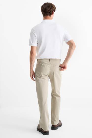 Bărbați - Pantaloni - regular fit - bej