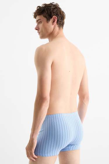 Men - Multipack of 3 - trunks - striped - blue