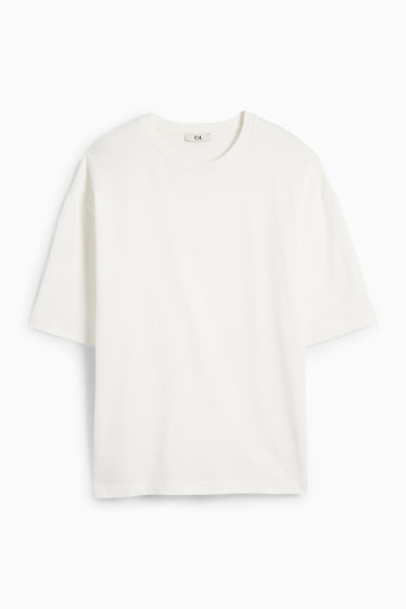 Femei - Tricou - supradimensionat - alb