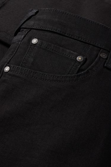 Bărbați - Straight jeans - LYCRA® - negru