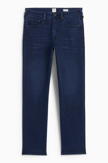 Bărbați - Straight jeans - jeans termoizolanți - LYCRA® - denim-albastru închis