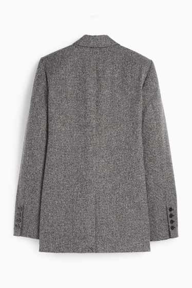 Femei - Blazer lung - regular fit - gri închis