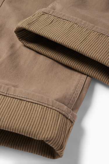 Bărbați - Pantaloni termoizolanți - regular fit - taupe