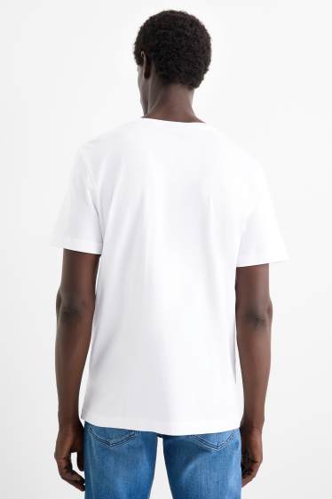 Bărbați - Multipack 3 buc. - tricou - regular fit - alb