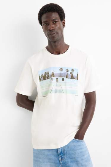 Bărbați - Tricou - regular fit - alb