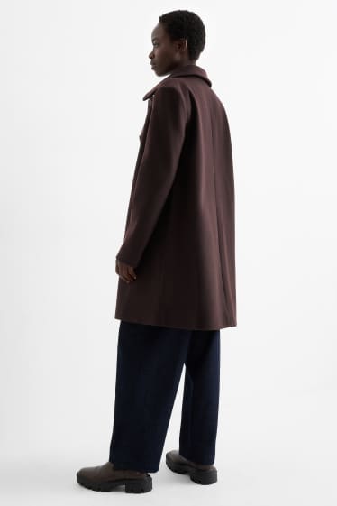 Women - Coat - dark brown