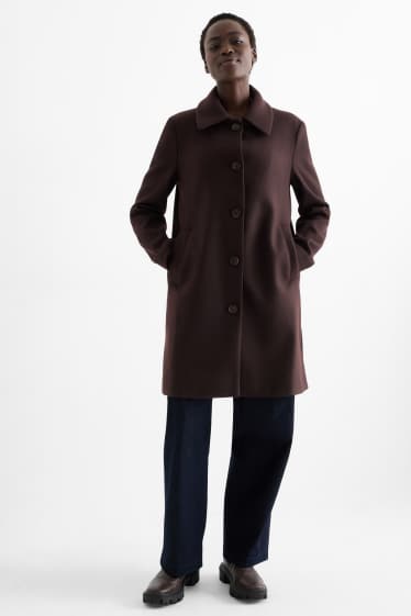 Women - Coat - dark brown