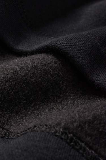 Femei - Rochie din molton - straight fit - negru