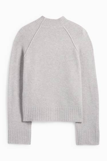 Dámské - Svetr - světle šedá