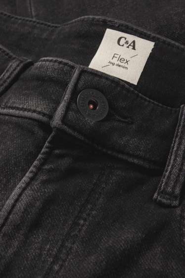 Bărbați - Slim jeans - Flex jog denim - LYCRA® - denim-gri închis