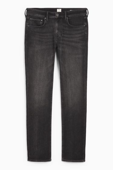Bărbați - Slim jeans - Flex jog denim - LYCRA® - denim-gri închis