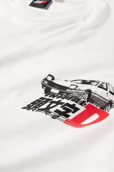 Bărbați - Tricou - supradimensionat - alb