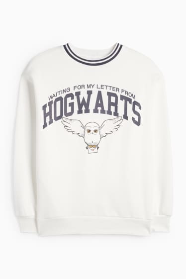 Copii - Fete - Harry Potter - bluză de molton - alb