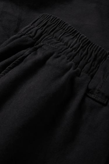 Bărbați - Pantaloni - loose fit - negru