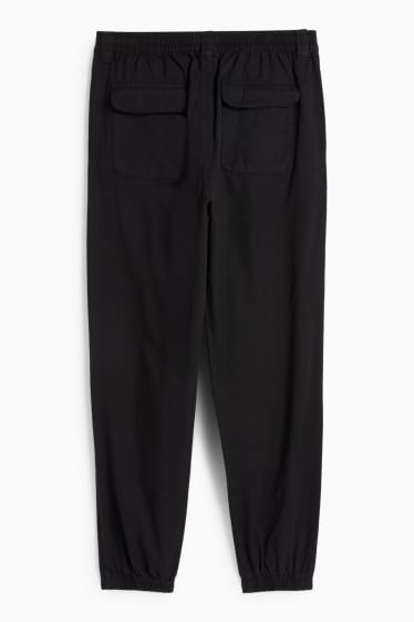 Bărbați - Pantaloni - loose fit - negru