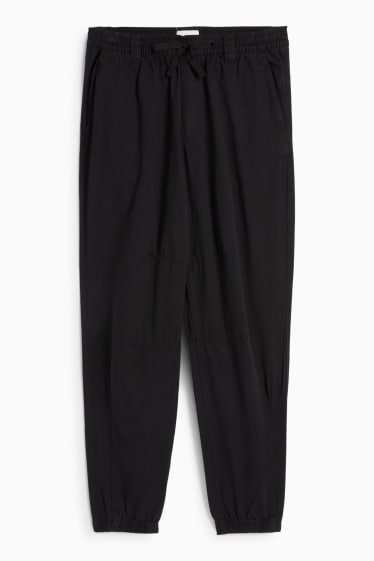 Bărbați - Pantaloni - loose fit - negru
