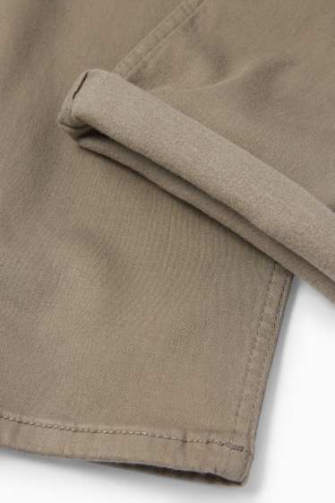 Bărbați - Pantaloni termoizolanți - regular fit - taupe