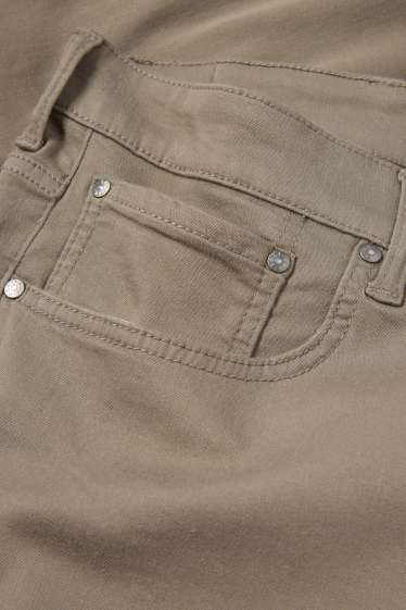 Bărbați - Pantaloni termoizolanți - regular fit - taupe