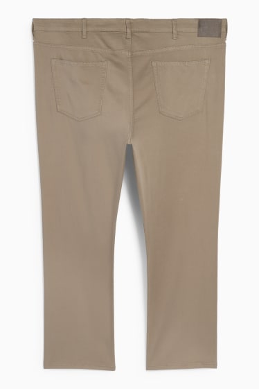 Bărbați - Pantaloni termoizolanți - regular fit - taupe
