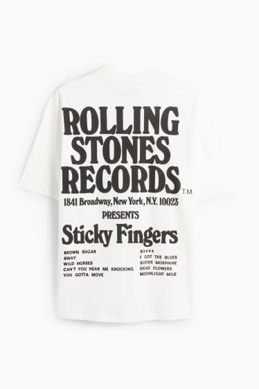 Bărbați - Tricou - relaxed fit - Rolling Stones - alb