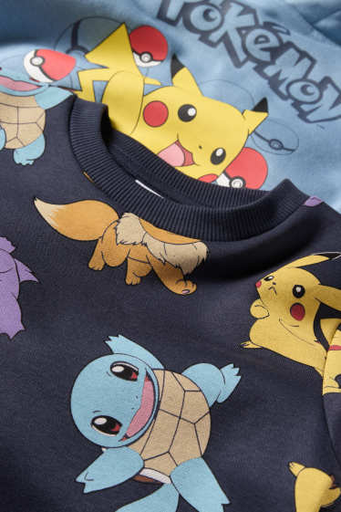 Copii - Băieți - Multipack 2 buc. - Pokémon - hanorac și bluză de molton - albastru