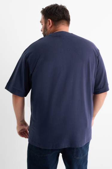 Bărbați - Tricou - relaxed fit - albastru închis