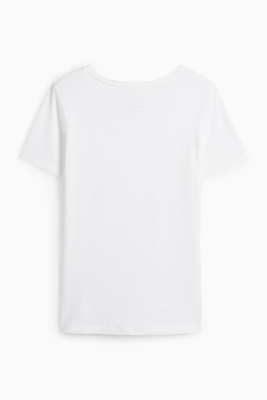 Femei - Tricou - slim fit - alb