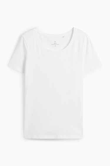 Femei - Tricou - slim fit - alb
