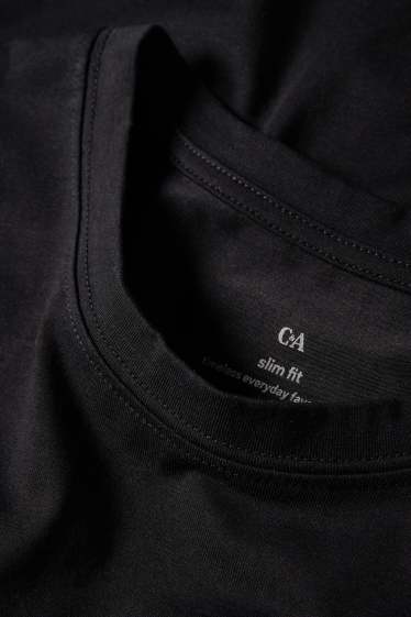 Femei - Multipack 2 buc. - tricou cu mânecă lungă - slim fit - negru