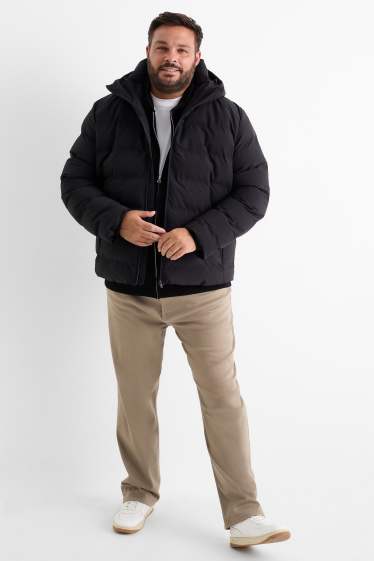 Bărbați - Pantaloni termoizolanți - regular fit - taupe