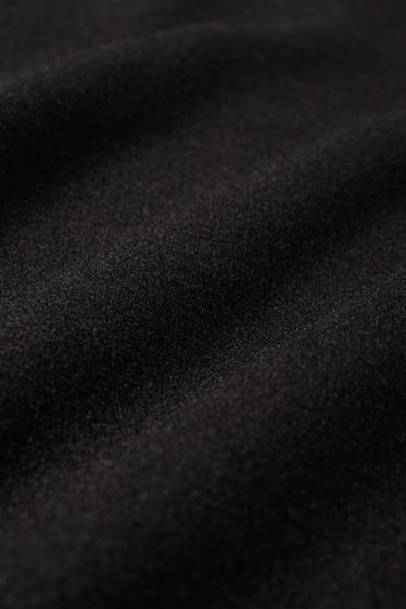 Femei - Tricou cu mânecă lungă termoizolant din fleece - regular fit - negru