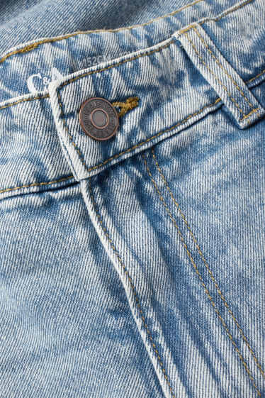 Kinder Buben - Baggy Jeans - Thermojeans - helljeansblau