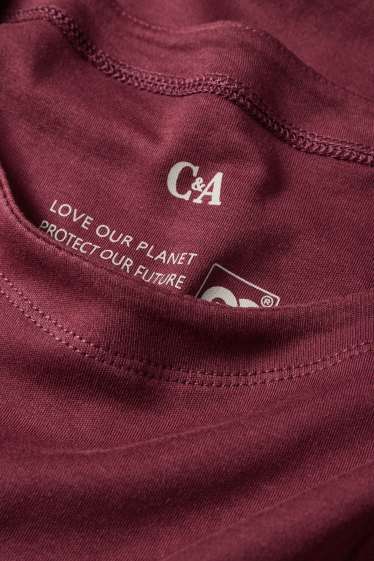 Dames - Longsleeve - regular fit - bordeaux