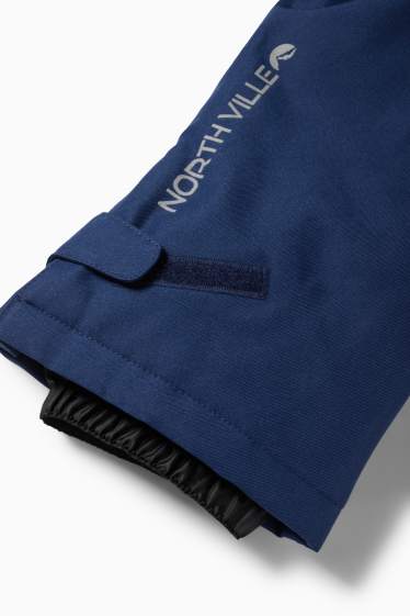 Copii - Băieți - Pantaloni de schi - impermeabili - albastru închis