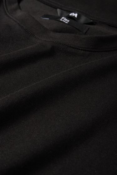 Bărbați - Tricou - slim fit - Flex - negru