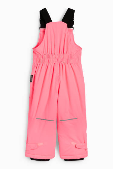 Copii - Fete - Pantaloni de schi - impermeabili - roz neon