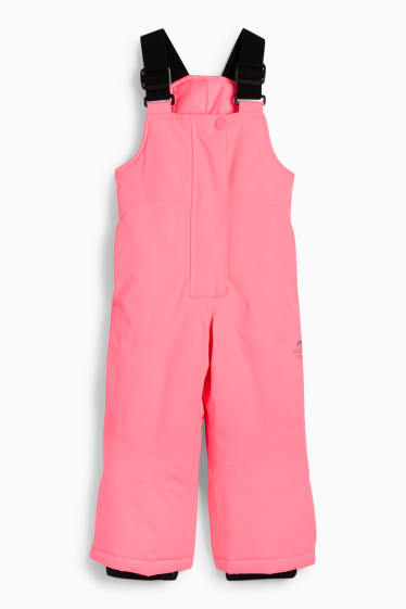Copii - Fete - Pantaloni de schi - impermeabili - roz neon