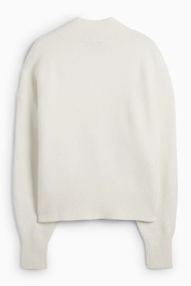 Damen - Pullover - weiß