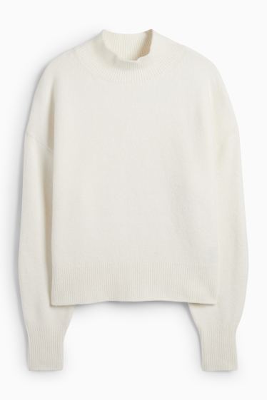 Damen - Pullover - weiß