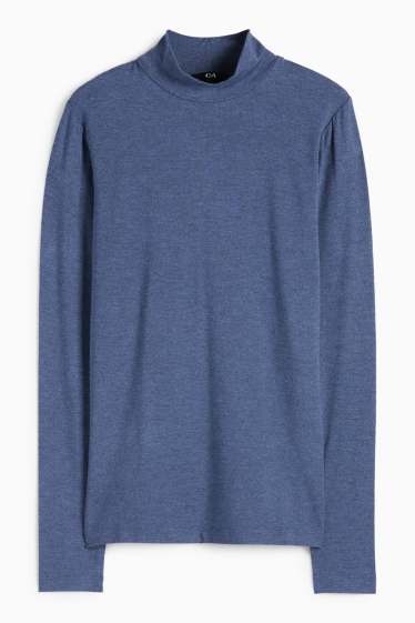 Donna - Maglia a maniche lunghe - regular fit - blu scuro