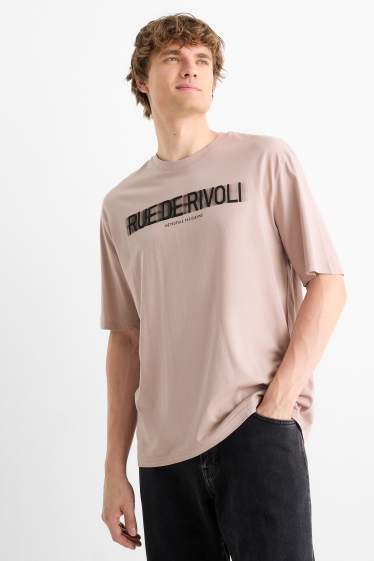 Bărbați - Tricou - relaxed fit - bej