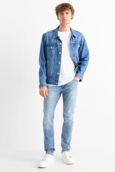 Bărbați - Slim jeans - LYCRA® - denim-albastru deschis