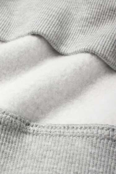 Herren - Oversized-Sweatshirt - hellgrau-melange