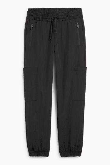 Copii - Băieți - Pantaloni de trening cargo - negru
