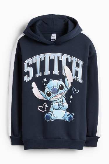 Copii - Fete - Lilo & Stitch - hanorac - albastru închis