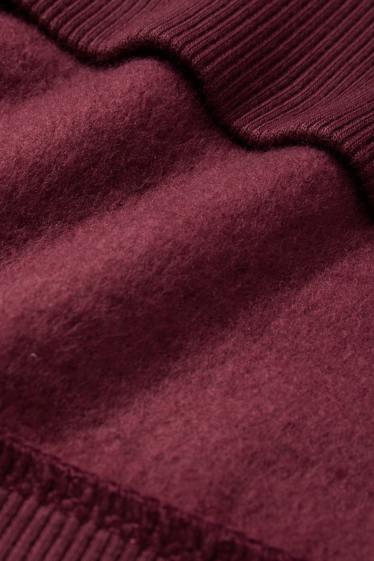 Femmes - Sweat - rouge foncé
